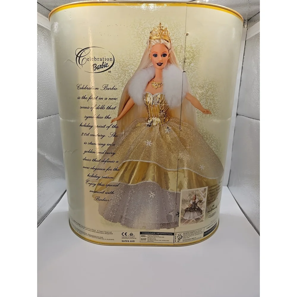 NEW Celebration Barbie Special 2000 Edition Limited‎ Ed w/Holiday Ornament 28269